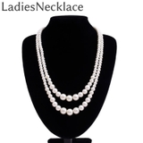 ネックレス フェイクパール 2連 | PlusNao | 詳細画像1 