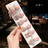 ヘアクリップ ヘアアクセサリー 6本セット | PlusNao | 詳細画像7 