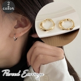 フープピアス リングピアス 1ペア | PlusNao | 詳細画像1 