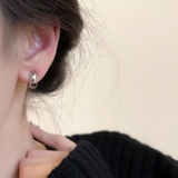 フープイヤリング ノンホールピアス スタッドピアス | PlusNao | 詳細画像2 