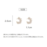 ハーフフープピアス C型 レディース | PlusNao | 詳細画像9 