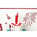 バースデーカード グリーティングカード ポップアップカード | PlusNao | 詳細画像11 