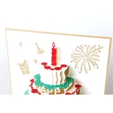 バースデーカード グリーティングカード ポップアップカード | PlusNao | 詳細画像13 