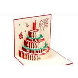 バースデーカード グリーティングカード ポップアップカード | PlusNao | 詳細画像6 