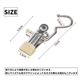 クリップフック 同色10個セット フック付き | PlusNao | 詳細画像18 