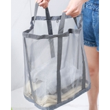 ランドリーバスケット 折りたたみ式 メッシュ | PlusNao | 詳細画像5 