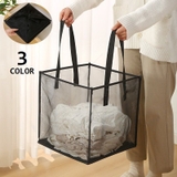 ランドリーバスケット 四角形 折りたたみ | PlusNao | 詳細画像1 