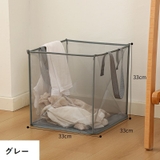 ランドリーバスケット 四角形 折りたたみ | PlusNao | 詳細画像4 