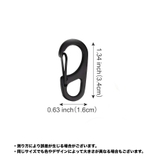 カラビナキーホルダー 単品 キーリング | PlusNao | 詳細画像7