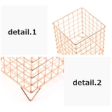 ワイヤーラック 小物入れ 収納バスケット | PlusNao | 詳細画像11 