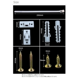 家具転倒防止器具 5個セット 壁面固定器具 | PlusNao | 詳細画像7