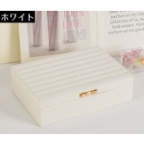 アクセサリーケース ジュエリーボックス レザー調 | PlusNao | 詳細画像19