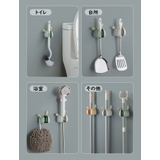 モップホルダー ほうきホルダー ローラーフック | PlusNao | 詳細画像6 