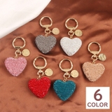 キーホルダー ハートモチーフ キーリング | PlusNao | 詳細画像1 