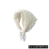 三角巾 レディース レース | PlusNao | 詳細画像6