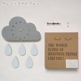 壁掛け時計 ウォールクロック ステッカー付木 | PlusNao | 詳細画像6