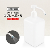 スプレーボトル ディスペンサー アルコール用ボトル | PlusNao | 詳細画像1