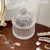 小物入れ フタ付き ガラスポット | PlusNao | 詳細画像1 