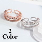 指輪 リング ラインストーン | PlusNao | 詳細画像1