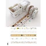マスキングテープ 5個セット 柄違い | PlusNao | 詳細画像8 