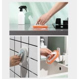 浴室掃除用スポンジ 同色3個セット ハンドル付き | PlusNao | 詳細画像9
