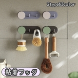 粘着フック ウォールフック 貼り付け | PlusNao | 詳細画像1