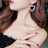 ピアス ラインストーン ハート | PlusNao | 詳細画像3 
