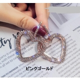 ピアス ラインストーン ハート | PlusNao | 詳細画像8 