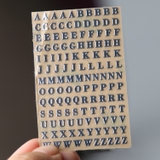 金属ステッカー アルファベット 数字 | PlusNao | 詳細画像5