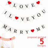 ガーランド メッセージフラッグ プロポーズフラッグ | PlusNao | 詳細画像1 
