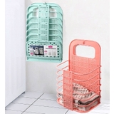 ランドリーバスケット 壁掛け 粘着フック付き | PlusNao | 詳細画像4 