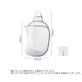 ランドリーバスケット フック付き 壁掛け | PlusNao | 詳細画像12 