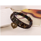 ブレスレット レザーブレスレット ハートモチーフ | PlusNao | 詳細画像4