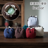 巾着袋 茶器バッグ 収納バッグ | PlusNao | 詳細画像1