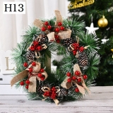 クリスマスリース 30cm 壁掛け | PlusNao | 詳細画像4 