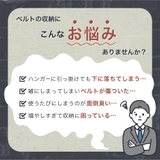 ベルト収納ハンガー 10本収納 ネクタイ収納ハンガー | PlusNao | 詳細画像2