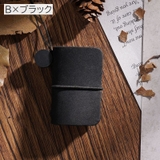 ミニメモ帳 男女兼用 文房具 レザー かわいい ミニサイズ カラバリ豊富 | PlusNao | 詳細画像13 