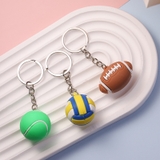 キーホルダー キーリング テニスボール | PlusNao | 詳細画像6 