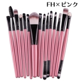 FH×ピンク | メイクブラシセット 15本セット メイクアップ | PlusNao