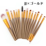 JJ×ゴールド | メイクブラシセット 15本セット メイクアップ | PlusNao