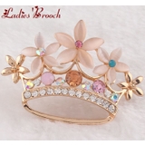 ブローチ ラインストーン ビジュー | PlusNao | 詳細画像1 