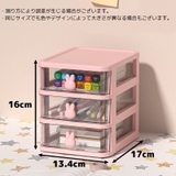 卓上収納ボックス 3段 収納ケース | PlusNao | 詳細画像8 