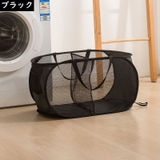 ランドリーバスケット メッシュ 折りたたみ | PlusNao | 詳細画像10