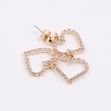 フォーハーツアシンメトリーピアス ピアス きらきら | PREMIUM K | 詳細画像1 