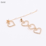 フォーハーツアシンメトリーピアス ピアス きらきら | PREMIUM K | 詳細画像3 