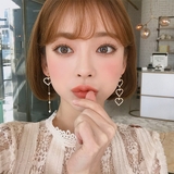フォーハーツアシンメトリーピアス ピアス きらきら | PREMIUM K | 詳細画像4 