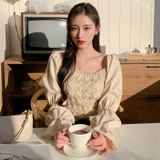 アシンメトリーパールラインネックレス ビジュー ビーズ | PREMIUM K | 詳細画像4