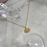 コインモチーフペンダント チェーンネックレス ワンポイント | PREMIUM K | 詳細画像4