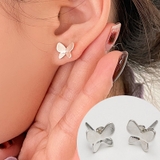 Silver | バタフライシルバーピアス 蝶々 かわいい | PREMIUM K