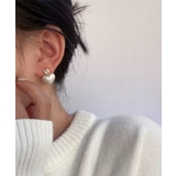 ハートストーン×ハートオーロラパールピアス | Pumpkin  Port | 詳細画像2 